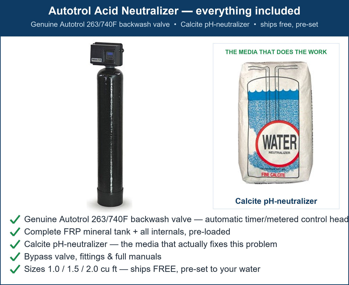 Autotrol Acidic / Low-pH Water Filter