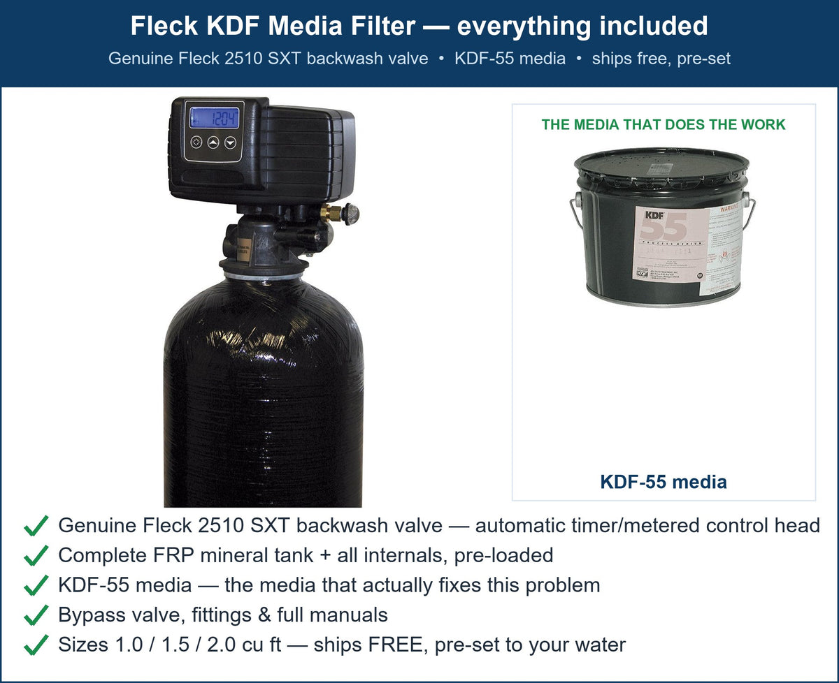 Fleck Bacteria & Coliform (Well) Filter