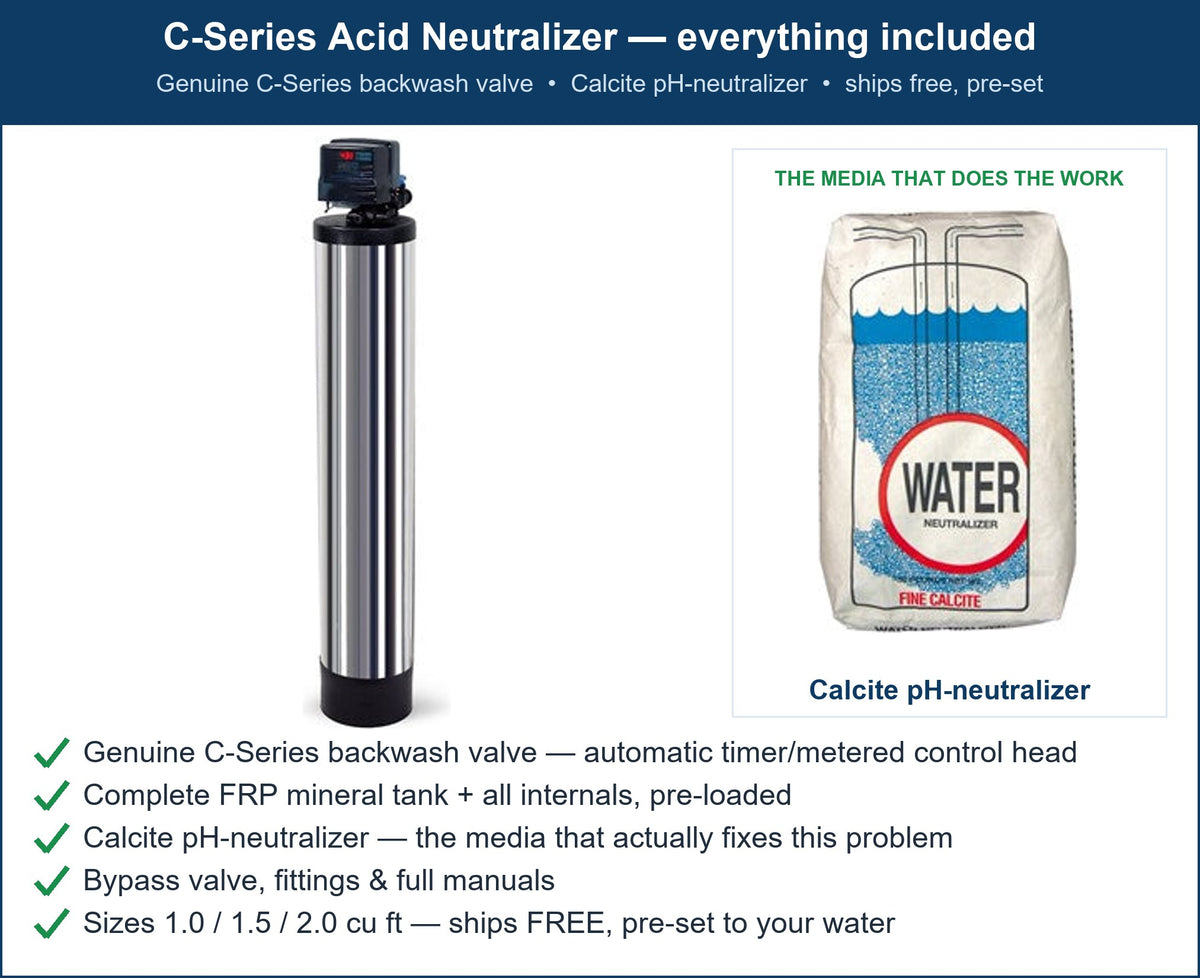 C-Series Corrosive Water Damaging Pipes Filter