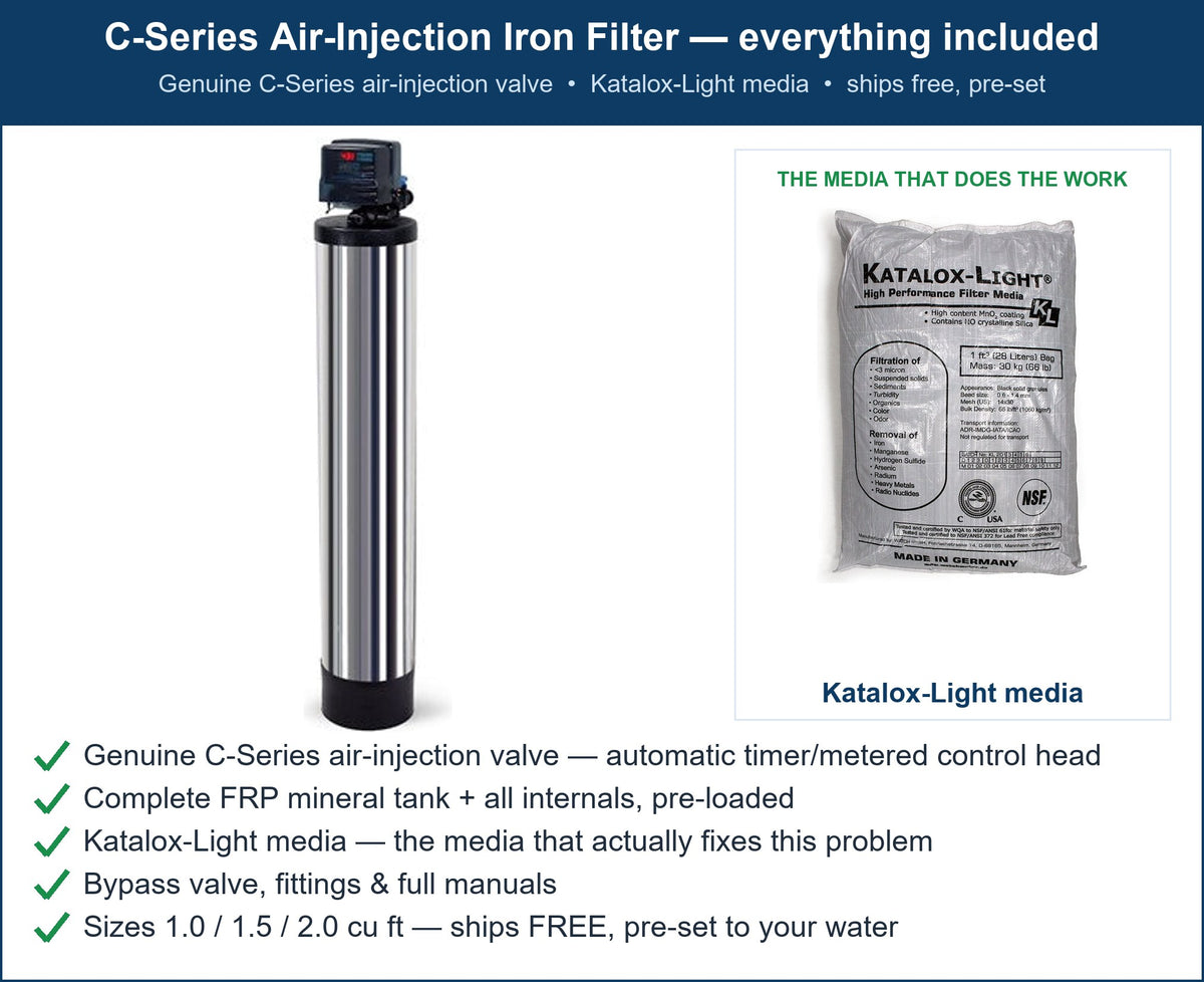 C-Series Black Manganese Stains Filter
