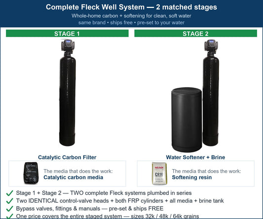 Fleck Whole-Home + Drinking Combo System