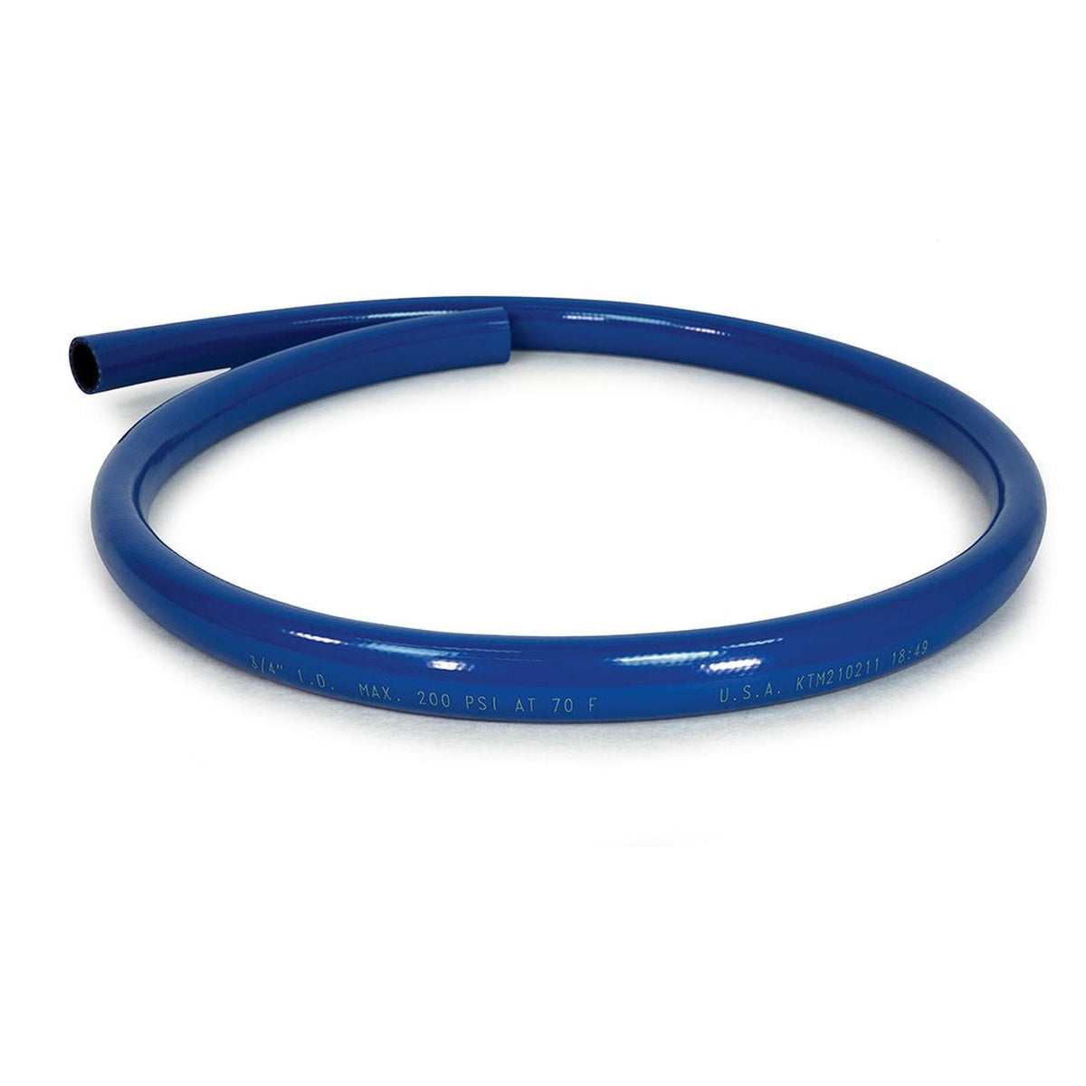 Durable 3/4" Nylon Reinforced Blue Water Hose for Reliable High-Pressure Commercial RO Systems