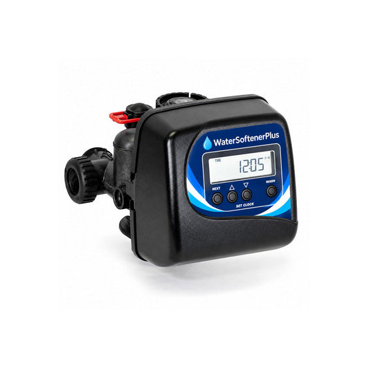 C-Series Backwash & Filter Control Valve Head — complete product with WSP control face on white background