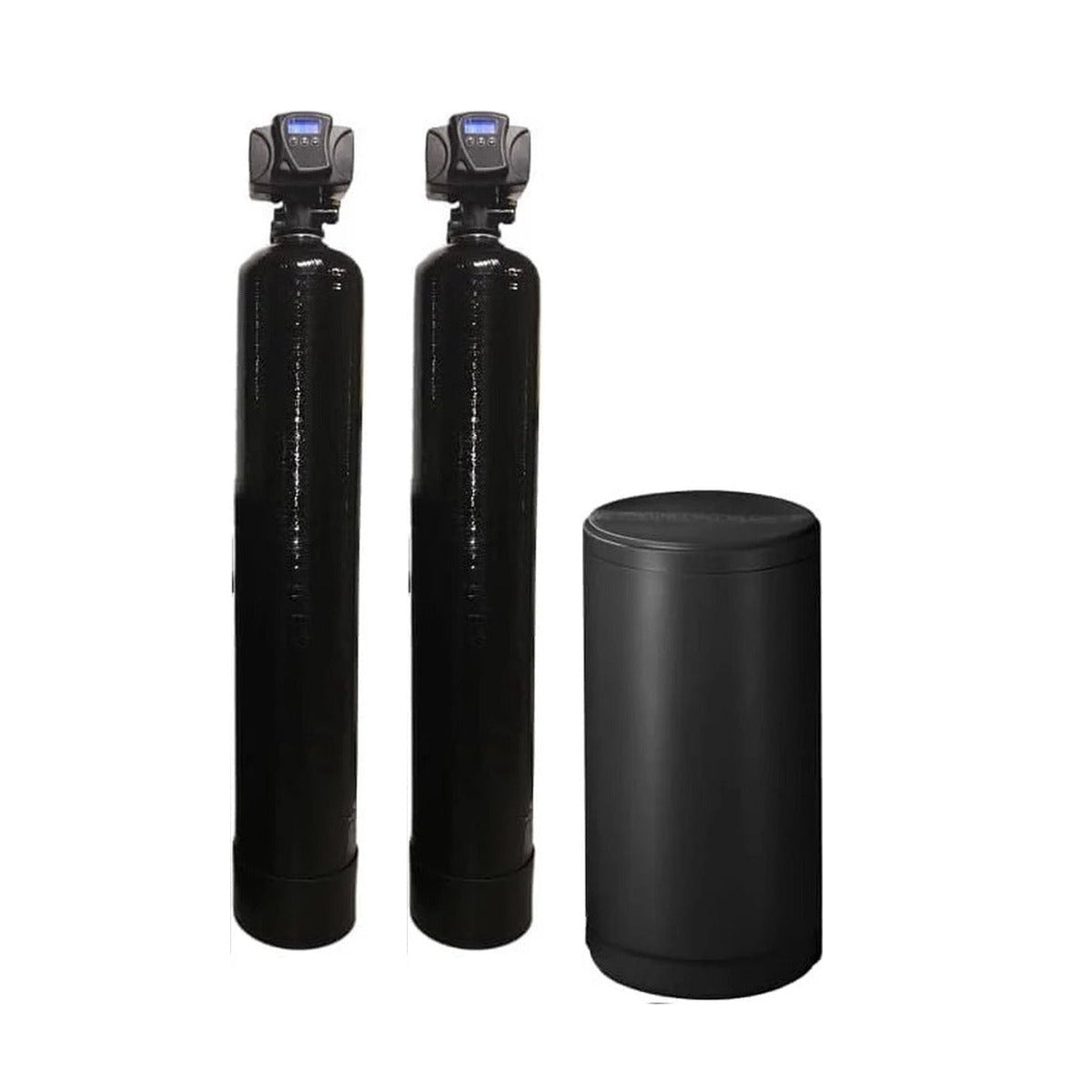 WSP Twin-Tank Water Softener - Hard — complete product with WSP control face on white background