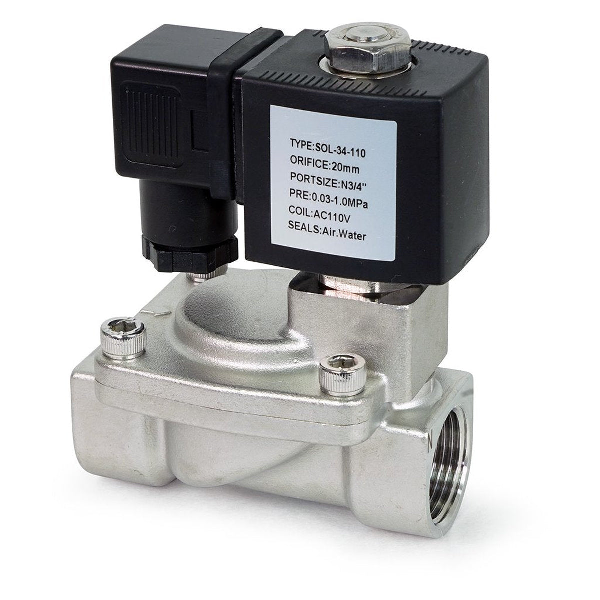Reliable Commercial-Grade Solenoid Valve for Efficient Water Treatment Systems