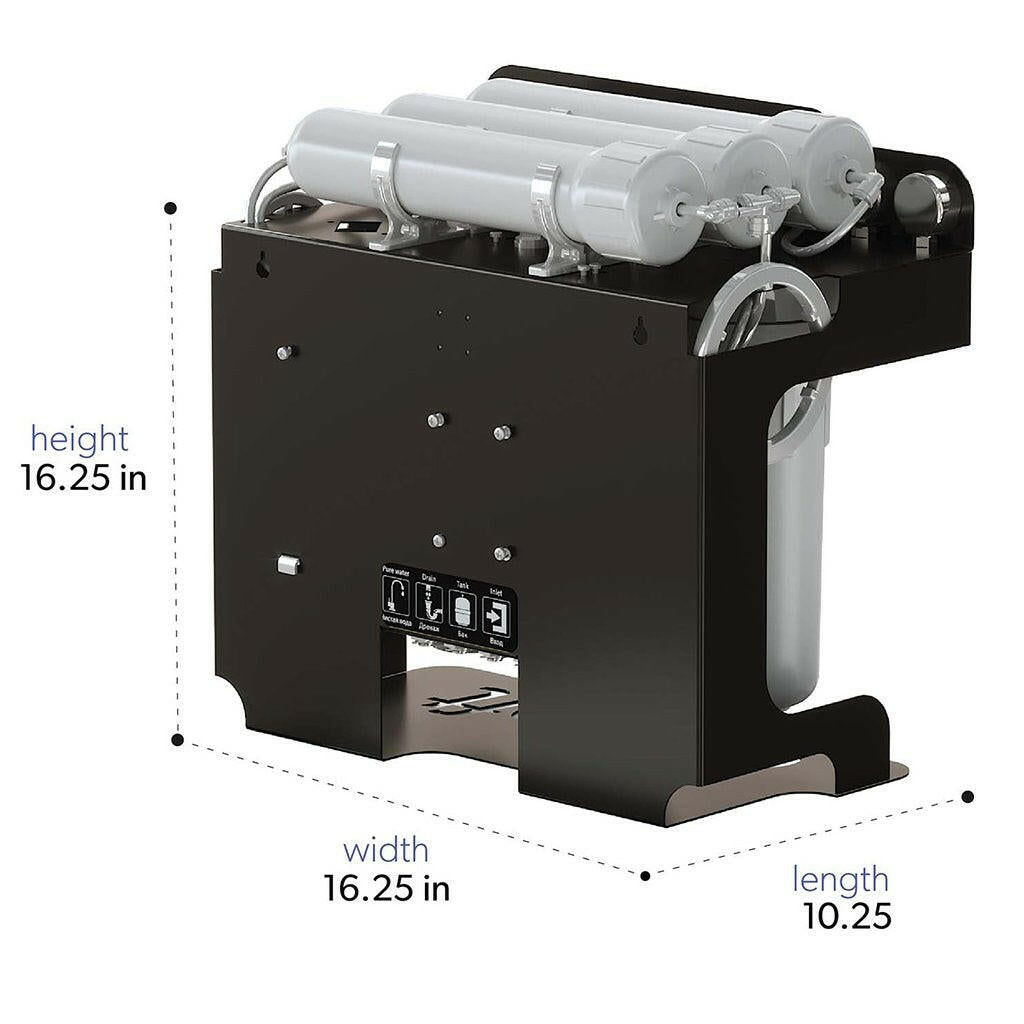 Ecosoft RObust 300 GPD Reverse Osmosis System Water Softener Plus